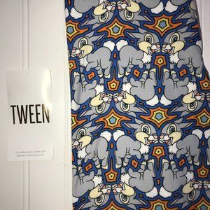 Lularoe Tween Leggings Bambi's Thumper blue leggings BRAND NEW kids petite women